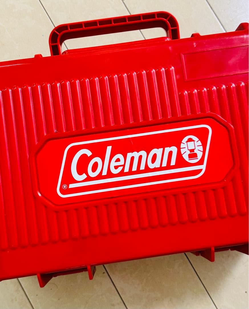 Coleman アウトドアカセットコンロ 収納ケース付き　シングルガスストーブ