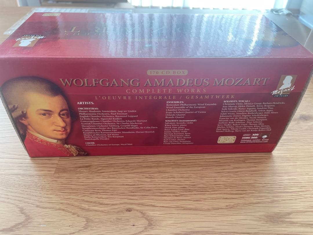 MOZART COMPLETE WORKS 170枚 CD BOXセット