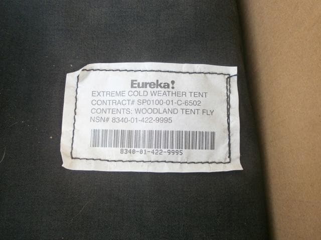 米軍放出品　ヨーレイカ　 Eureka!製　海兵隊 極寒地　フライシート