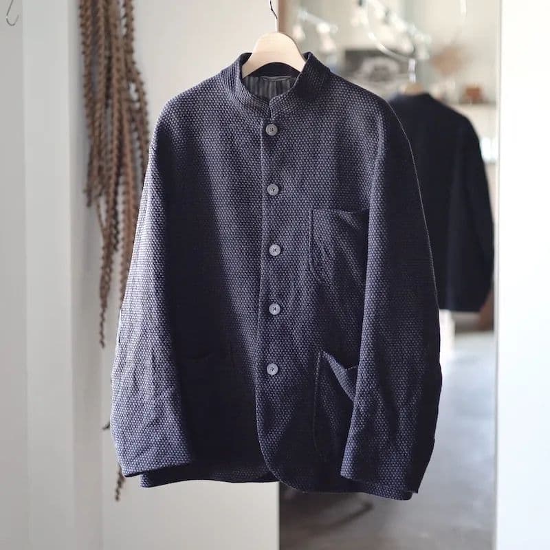 ジャケット・アウター calmlence STAND COLLAR JACKET