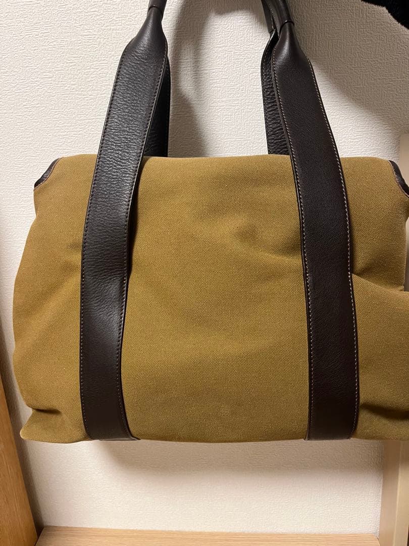S.MANO キャンバストートバッグ　レザー