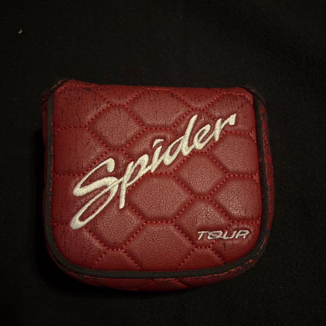 テーラーメイド　スパイダーレッド　パター　34インチ　ヘッドカバー有