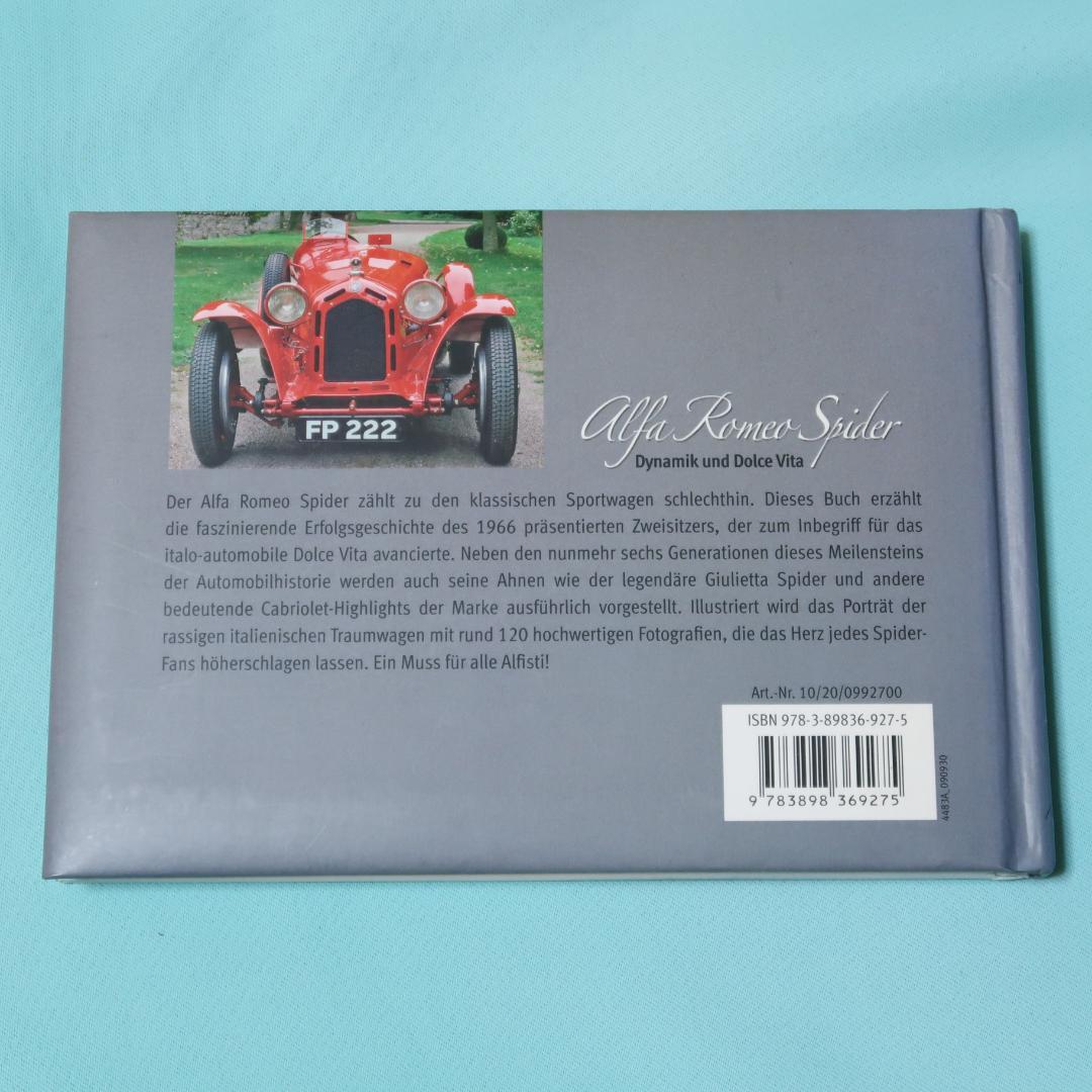 セール！　洋書　Alfa Romeo Spider（アルファロメオ、スパイダー）
