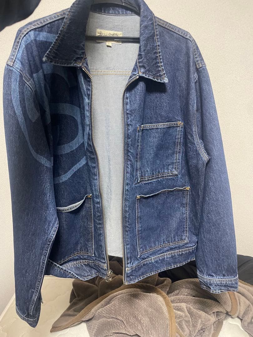 STUSSYダークブルーデニムジャケット