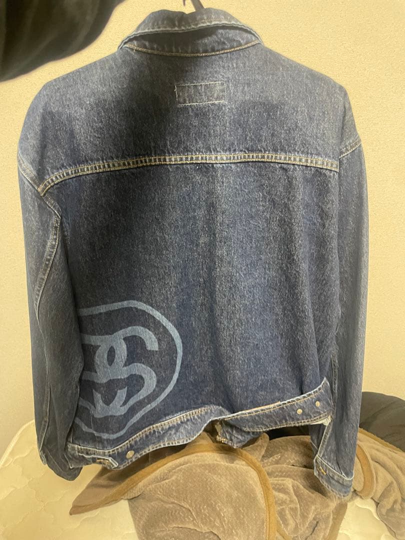STUSSYダークブルーデニムジャケット