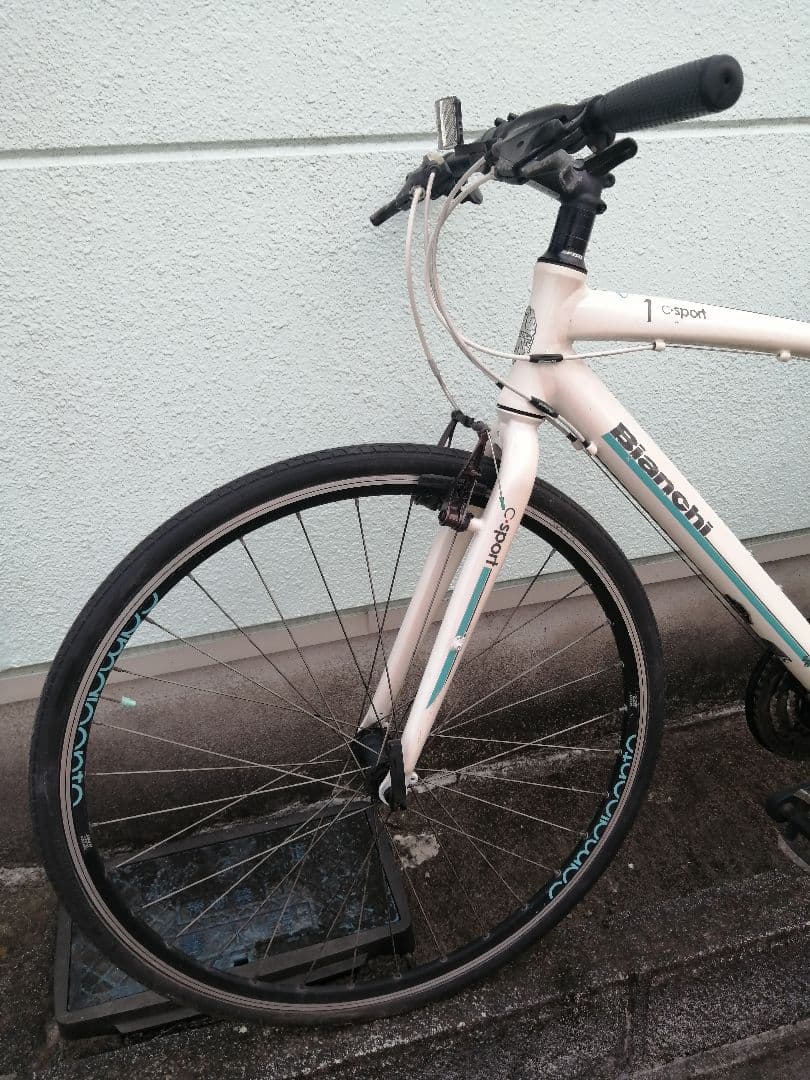 Bianchi C Sportクロスバイク700C走る曲がる止まる問題なしSM位