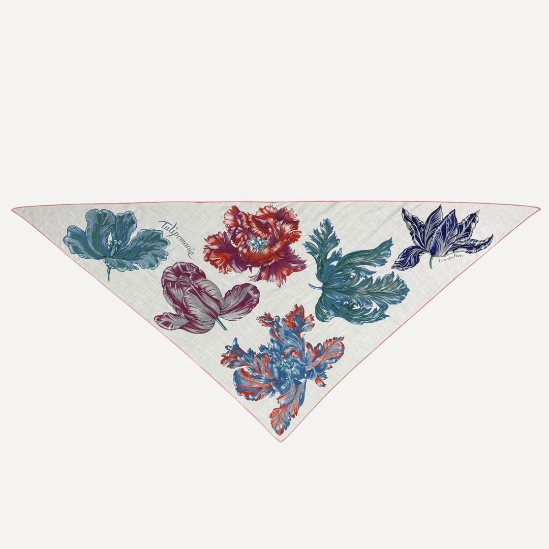 HERMES トライアングルジェアン チューリップマニア Tulipomanie