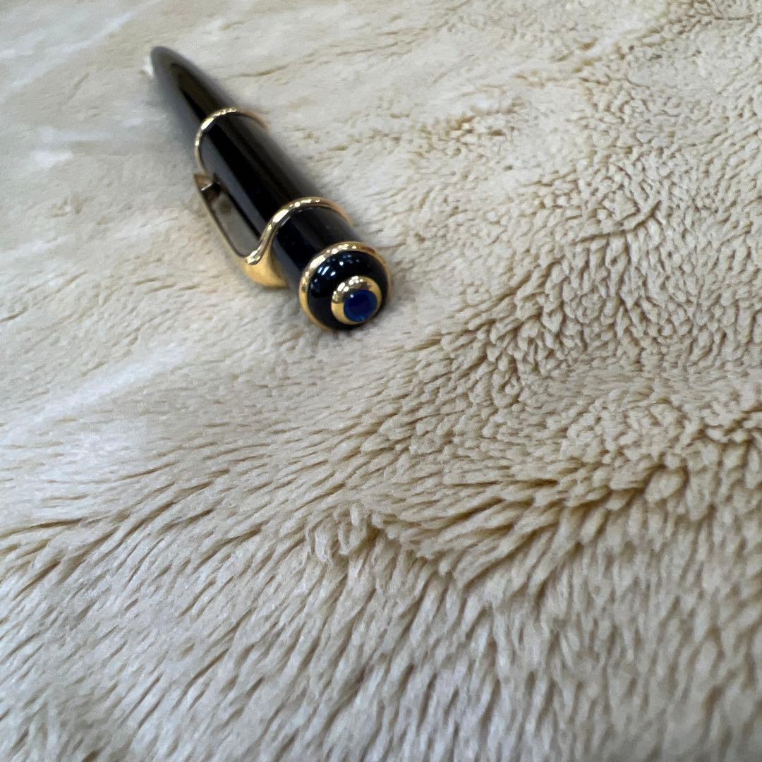 と*も様 カルチェ　ディアボロ　ボールペン　カボション青