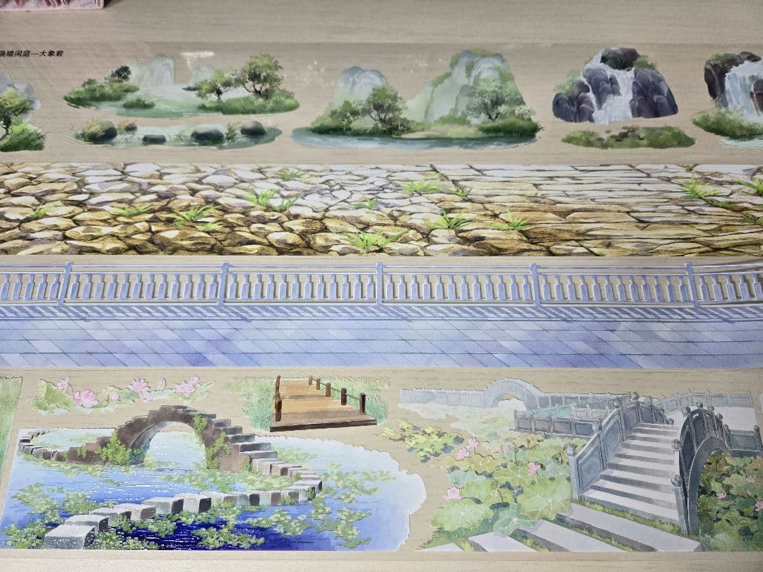 海外マステ　風景　装飾　背景　まとめ売り