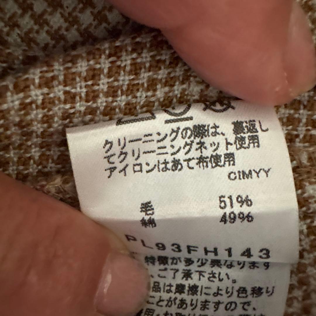 プランテーションPlantation チェックワンピース　サイズＭ