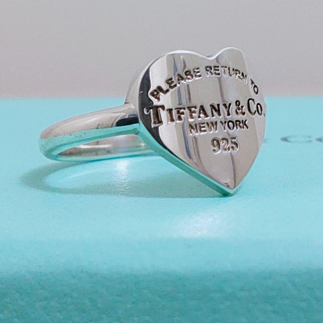 ☆Tiffany & Co. リターントゥ ハートリング １３号 シルバー９２５