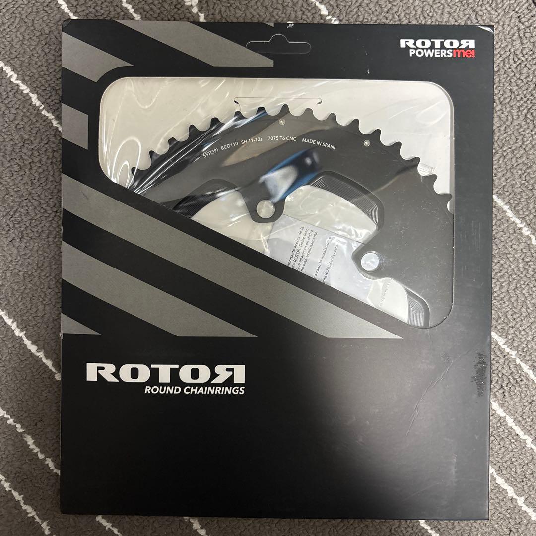 ROTOR チェーンリング　53-39Tセット　12-11S シマノクランク