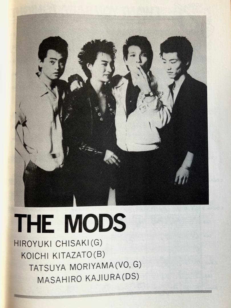 《激レア バンドスコア》THE MODS LOOK OUT