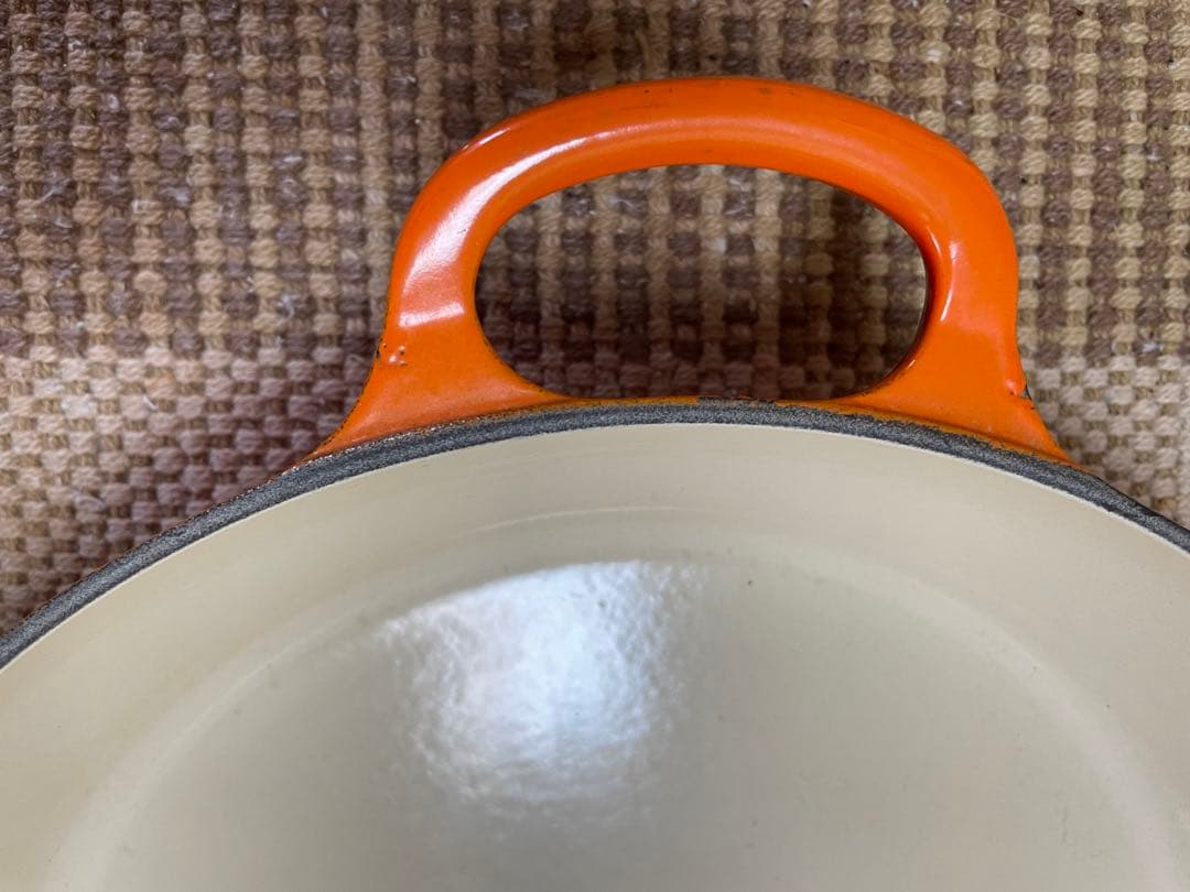 LE CREUSET ビュッフェ キャセロール　26cm オレンジ　浅型