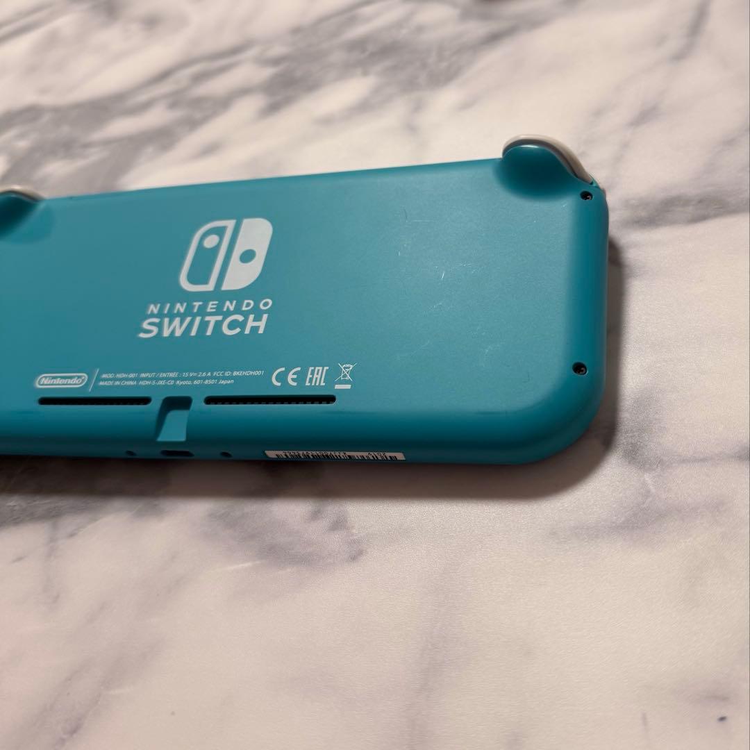 Switchライト ターコイズブルー 動作確認済み 本体 充電器セット