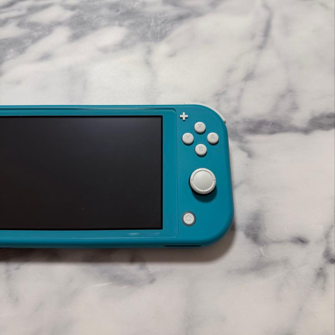 Switchライト ターコイズブルー 動作確認済み 本体 充電器セット