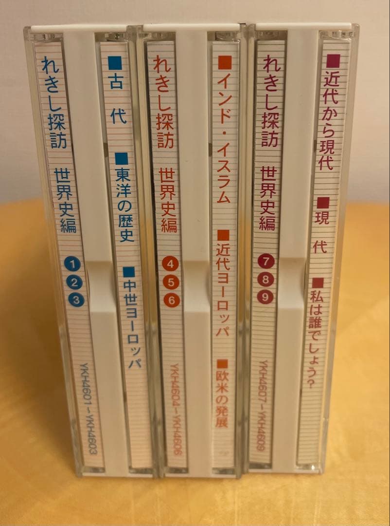【廃盤・未使用】七田式 れきし探訪 世界史編 CD全9枚セット