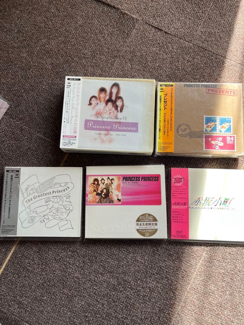プリンセス・プリンセス、赤坂小町　レコード、カセット、CD 大量セット
