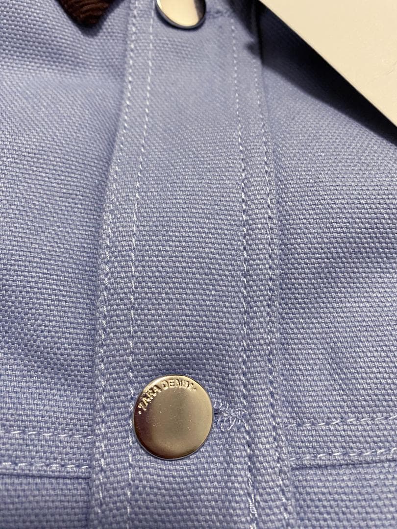 ZARA コントラストカラーパフジャケット 空色 S