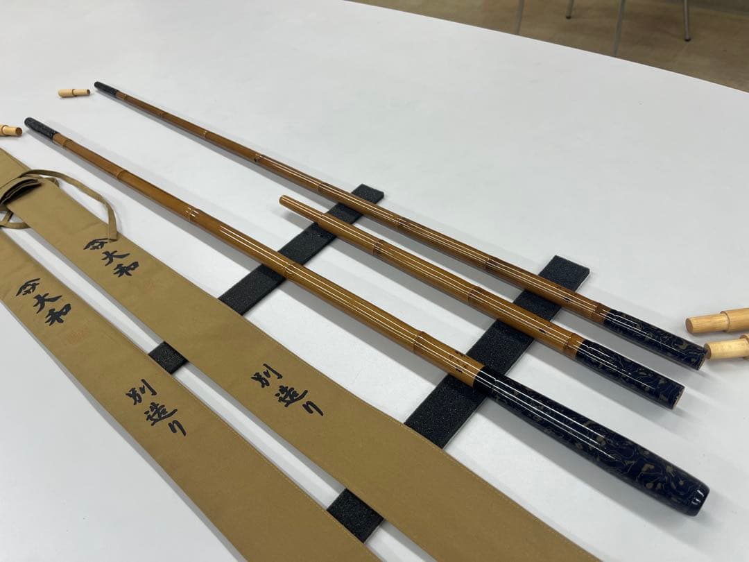 大和　別造り　竿掛玉ノ柄　短竿用　美品