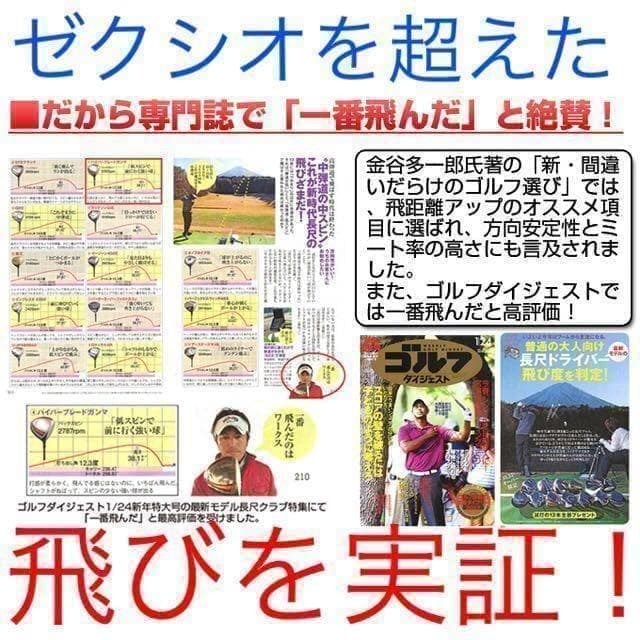新品★雑誌テストで一番飛んだ★ワークスゴルフハイパーブレードΓ USTマミヤ仕様