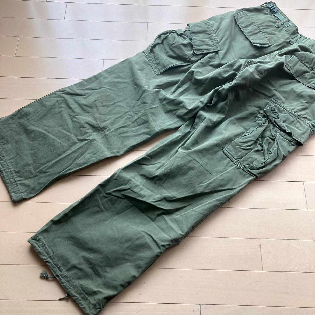 60s U.S.Army ジャングル ファティーグ パンツ S-R カーゴ　J4