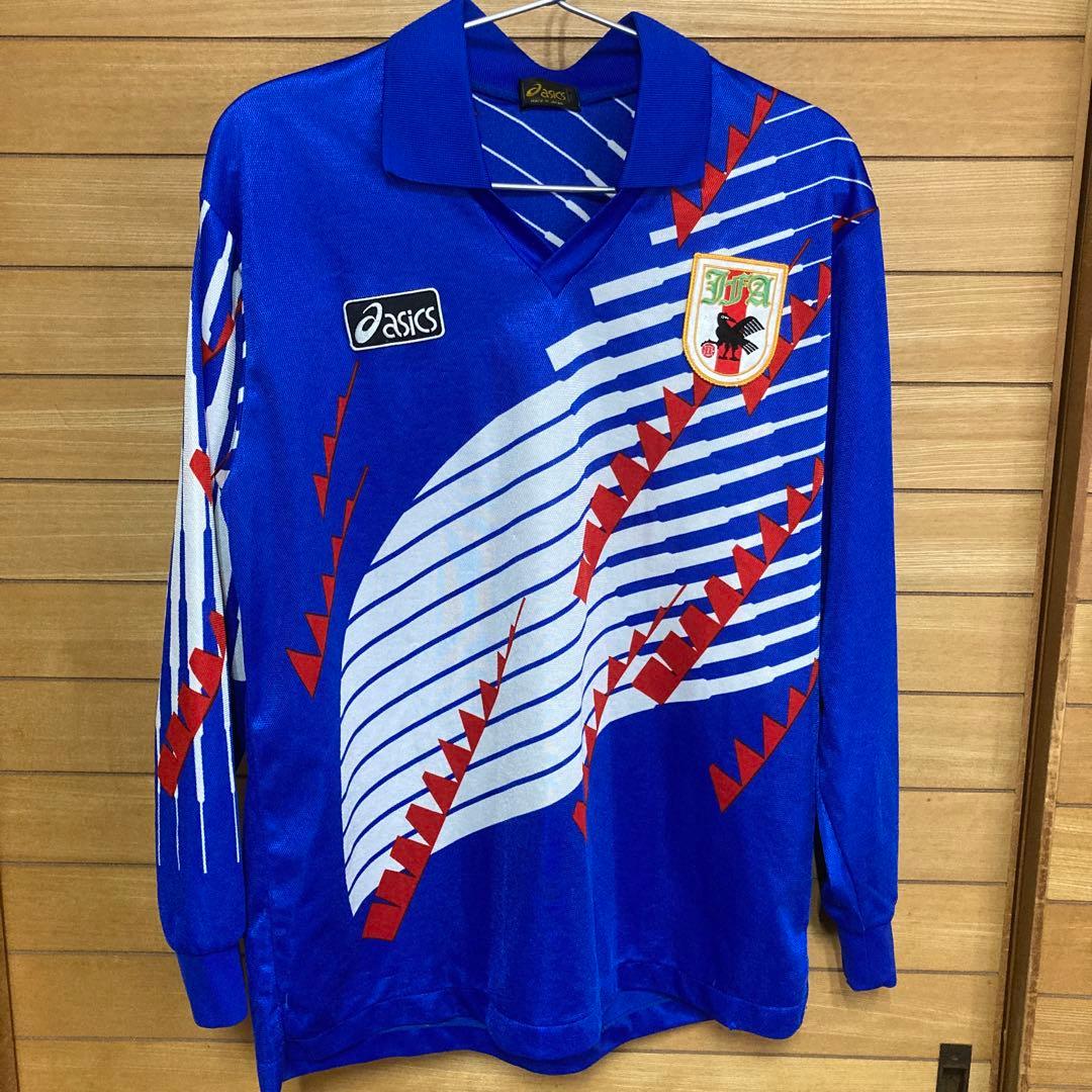 アシックス サッカー日本代表ユニフォーム ドーハモデルL 日本製