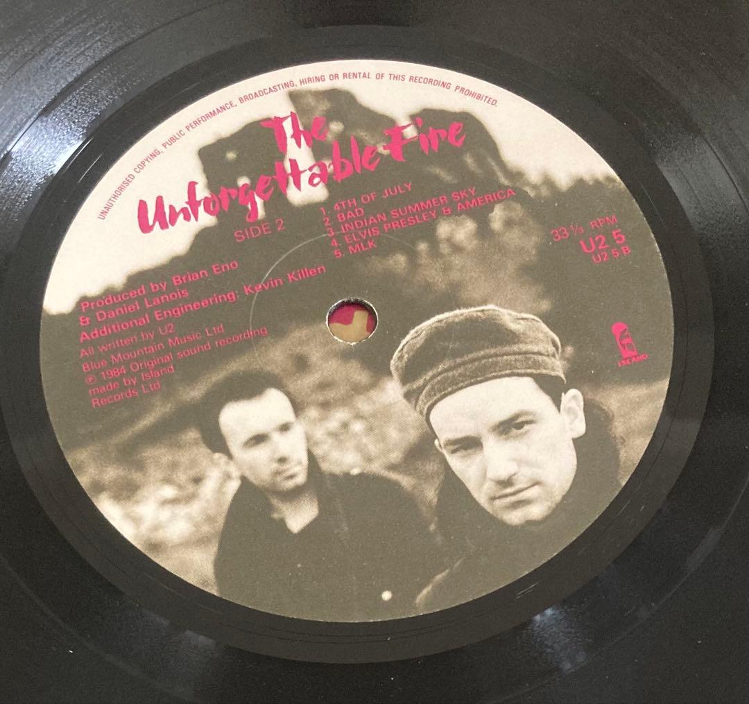 ◾️️UKオリジナル盤■U2 ■The Unforgettable Fire◾️1LP