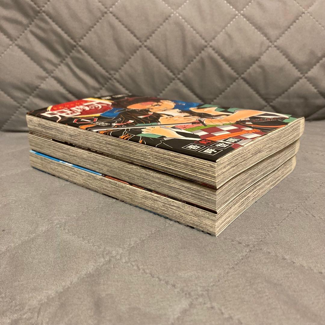 【初版セット】鬼滅の刃 1巻 2巻 3巻 吾峠呼世晴 週刊少年ジャンプ