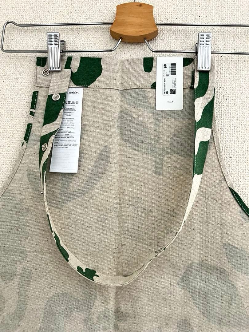 ●新品未使用●マリメッコ　marimekko エプロン　野菜　人気