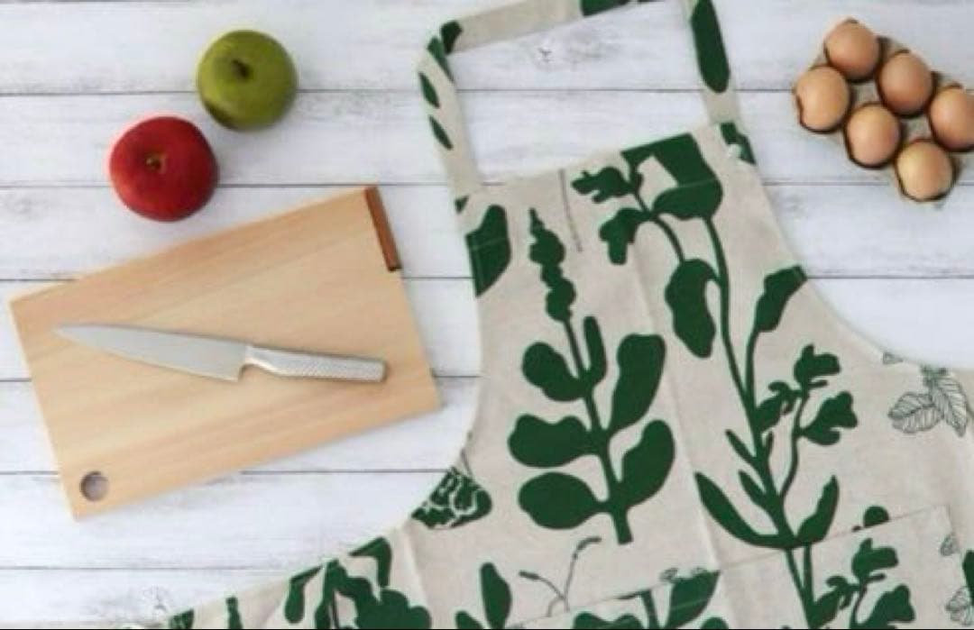 ●新品未使用●マリメッコ　marimekko エプロン　野菜　人気