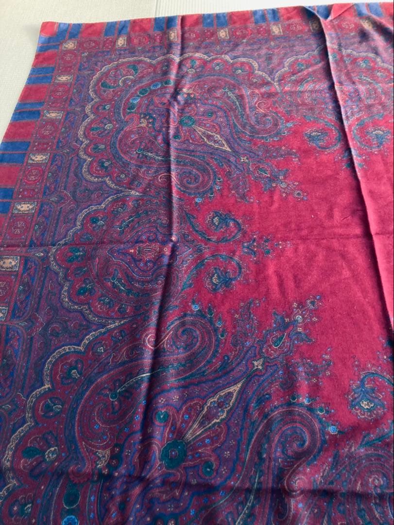 エトロ ETRO ウール×カシミヤスカーフ