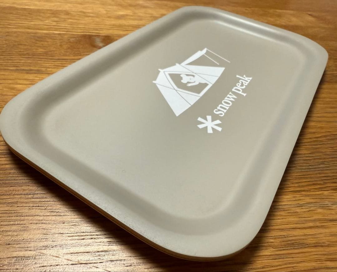 【限定品】スノーピーク　メディコムトイ　ベアブリック　ウッドトレー