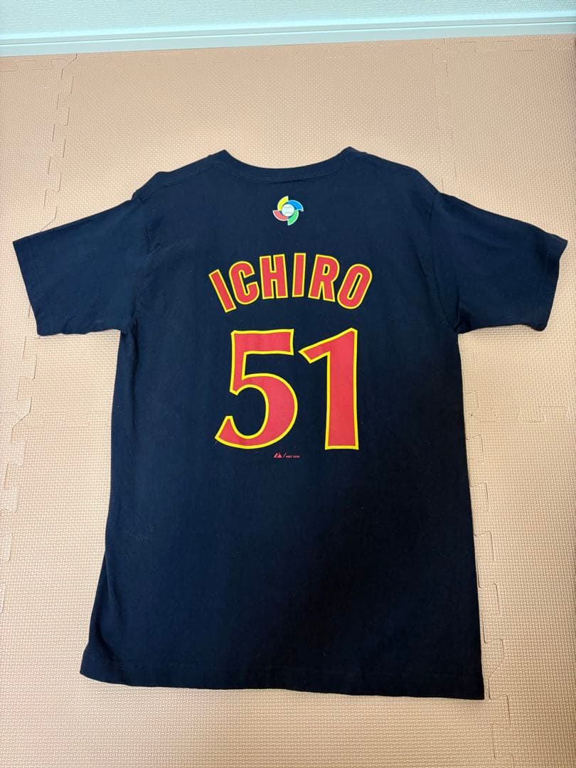 イチロー 51 WBC 2009 ネイビーTシャツ