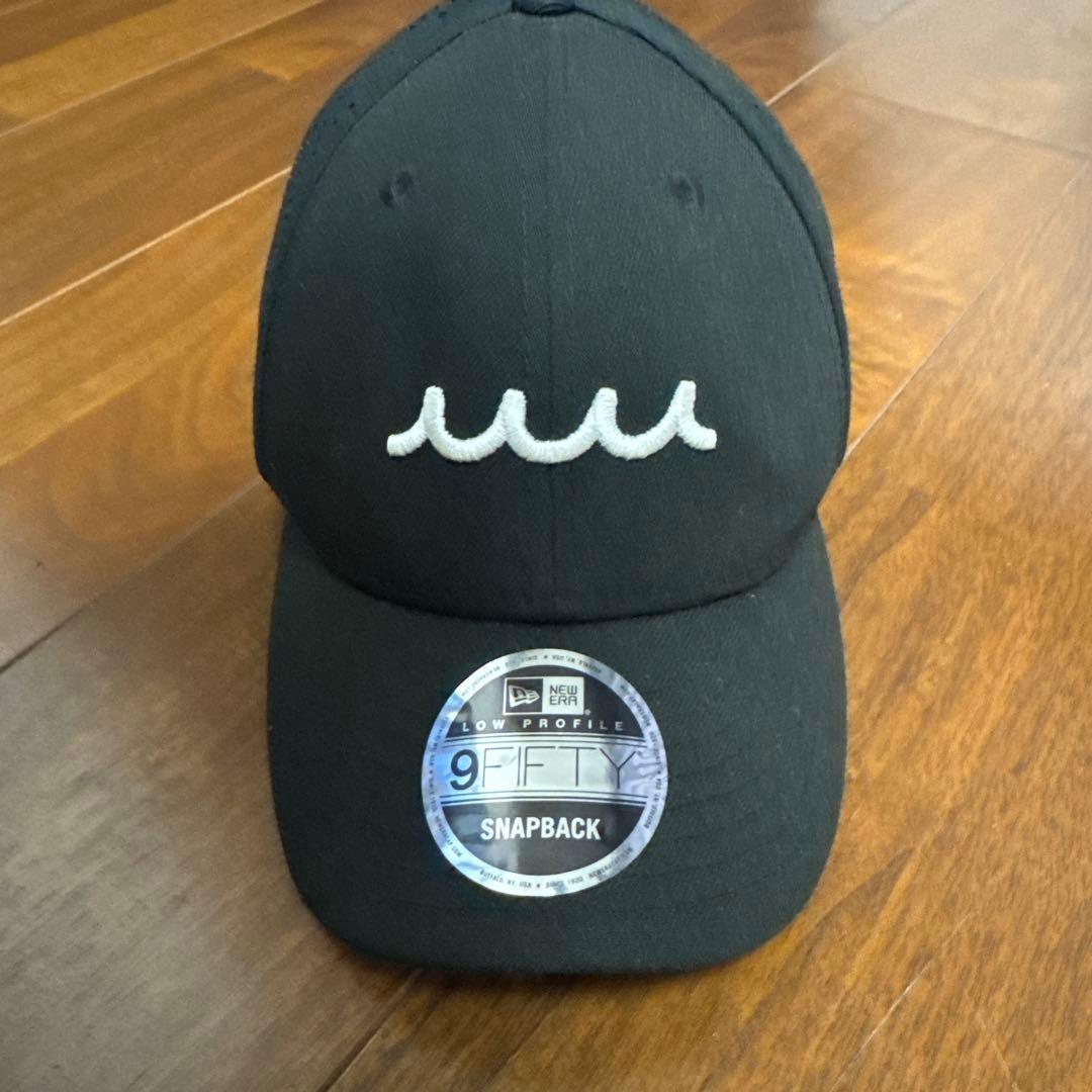 New Era 9FIFTY ブラックキャップ　ムータマリン