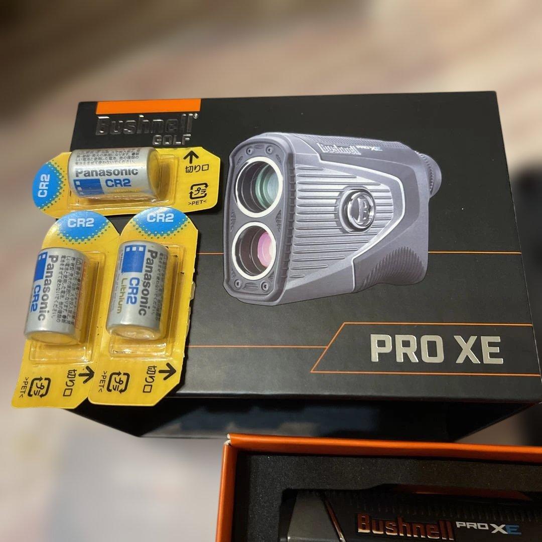 Bushnell ゴルフ用距離計 PRO XE 新品電池3個付き