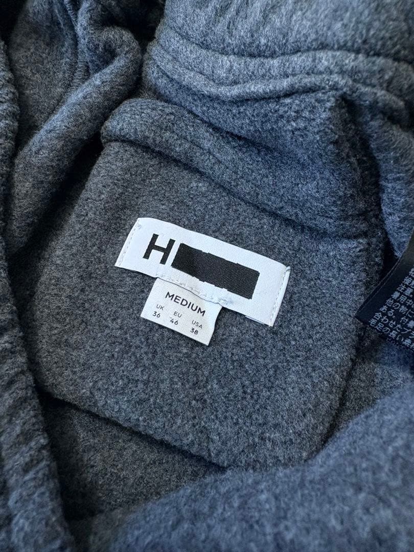 H BEAUTY&YOUTH フリースカーゴパンツ グレー スウェット M