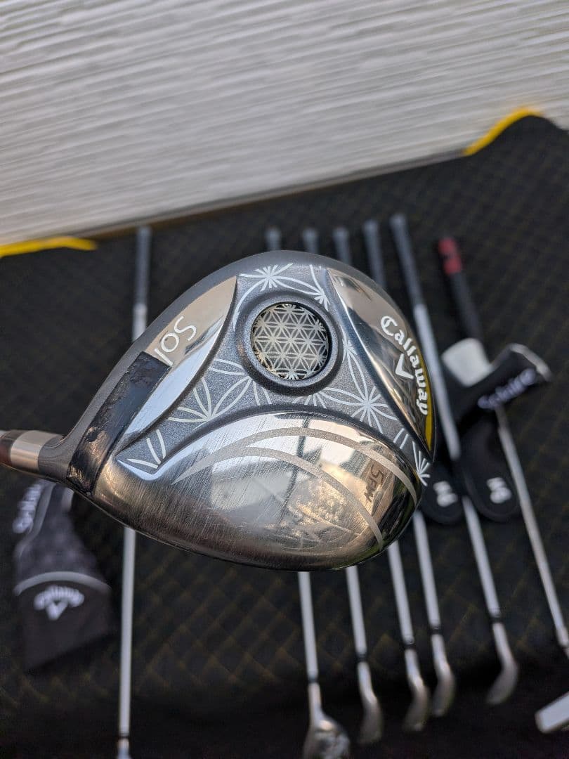 い*い様 Callaway Solaire ゴルフバッグ 黒/グレー　おまけ付