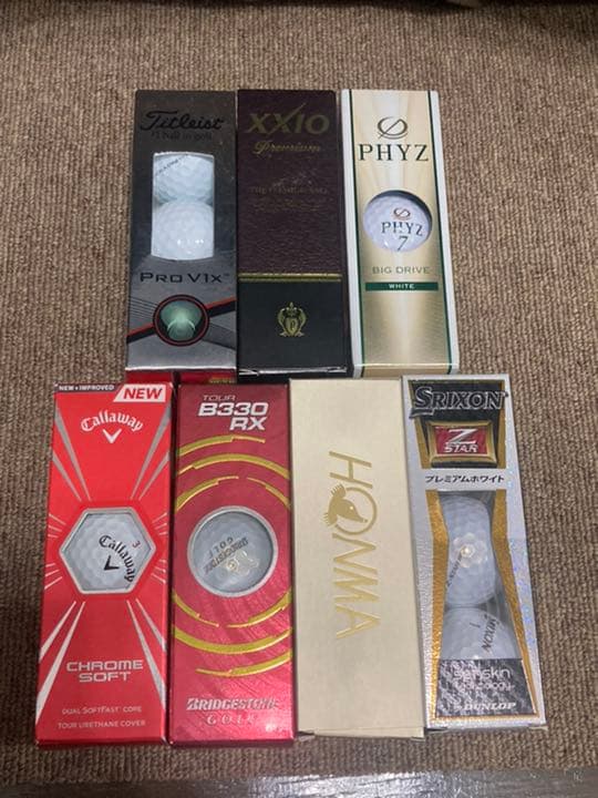 プレミアムゴルフボール詰め合わせ　7スリーブ