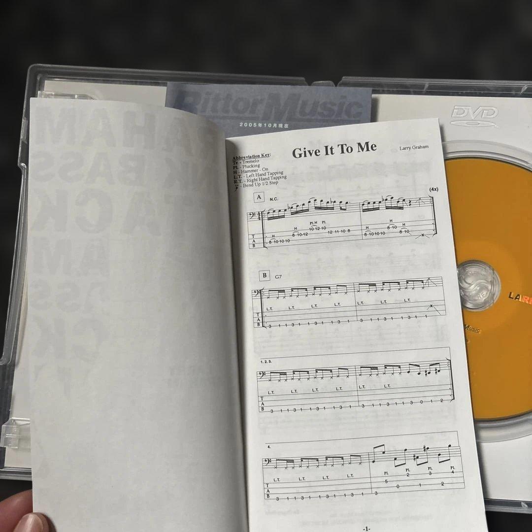 【廃盤・希少】ラリー・グラハム／グラハム・ファンク・ベース・アタック DVD