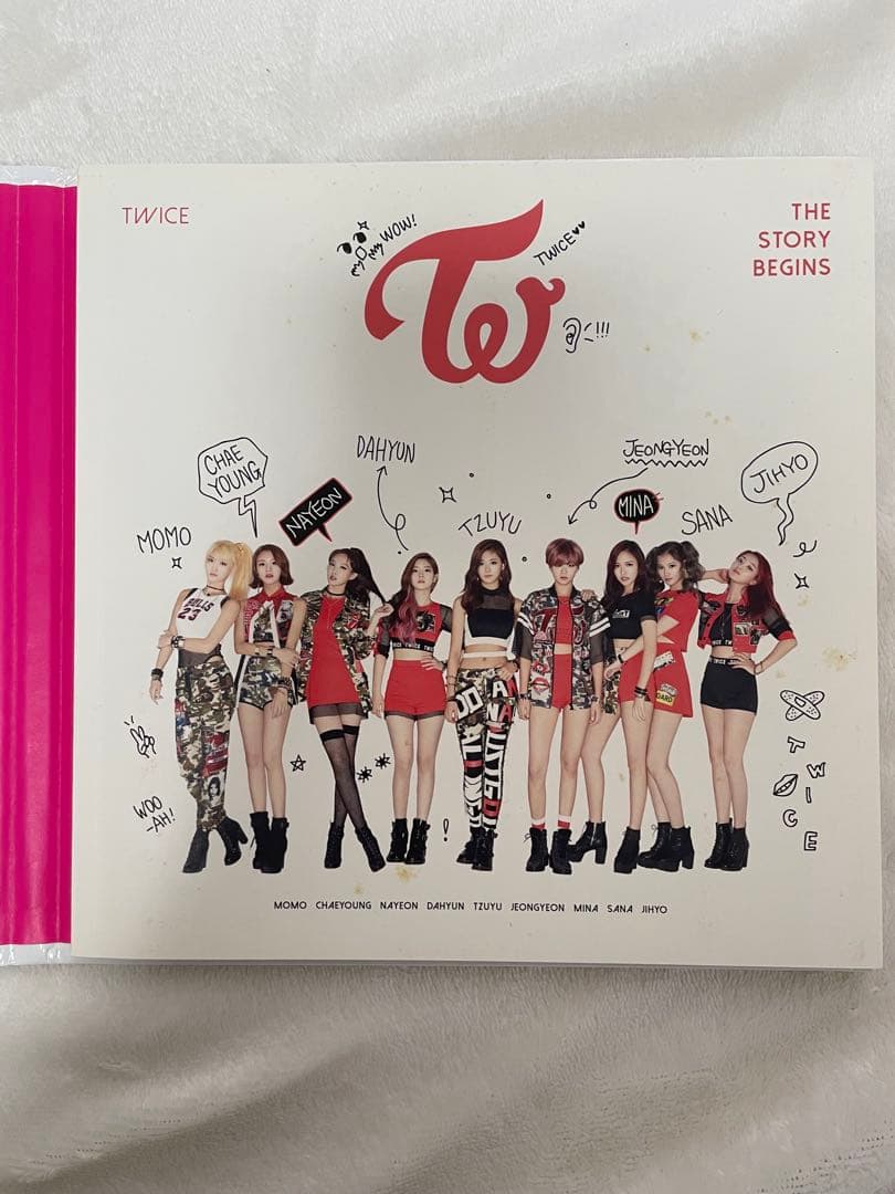 直筆サイン TWICE THE STORY BEGINS アルバム