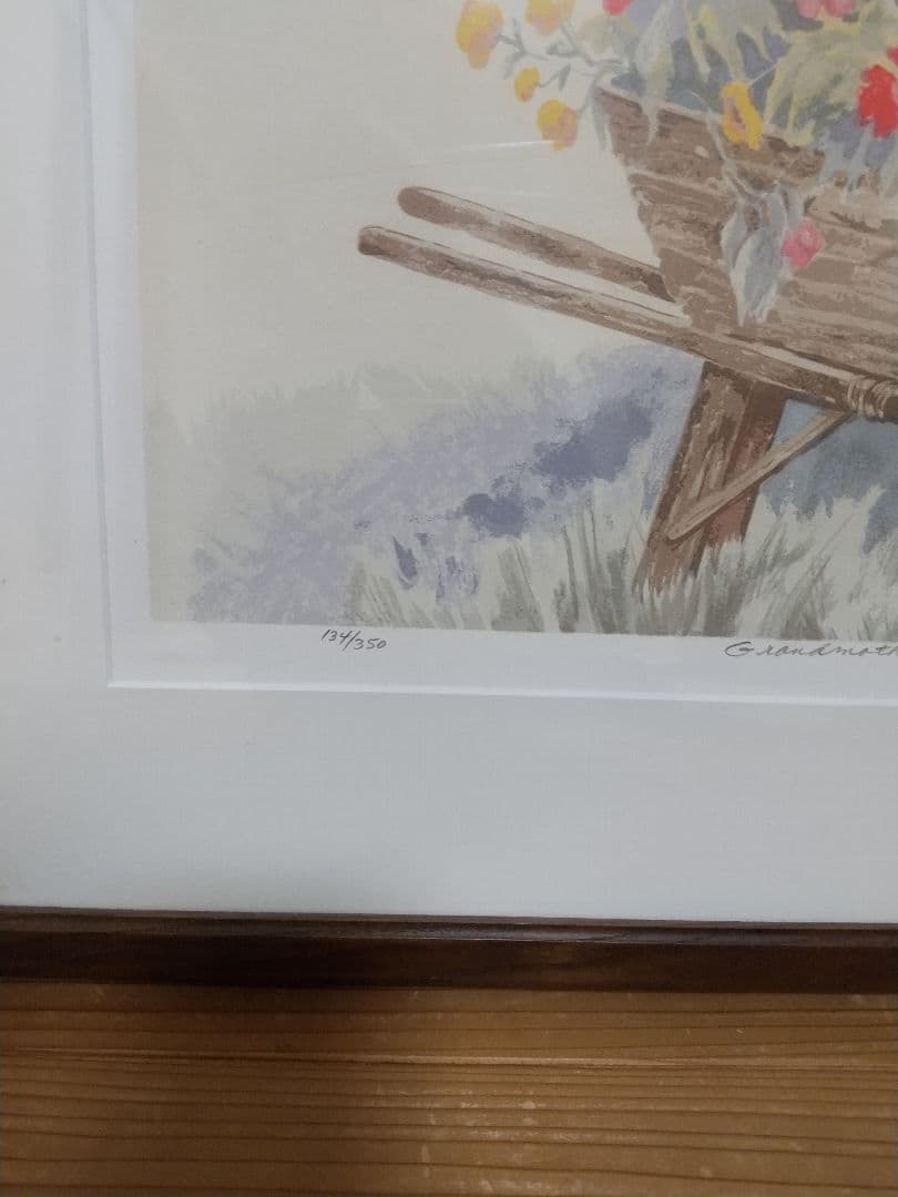 ヘレンポール 絵画 『IN THE PINK』 リトグラフ　証明書付