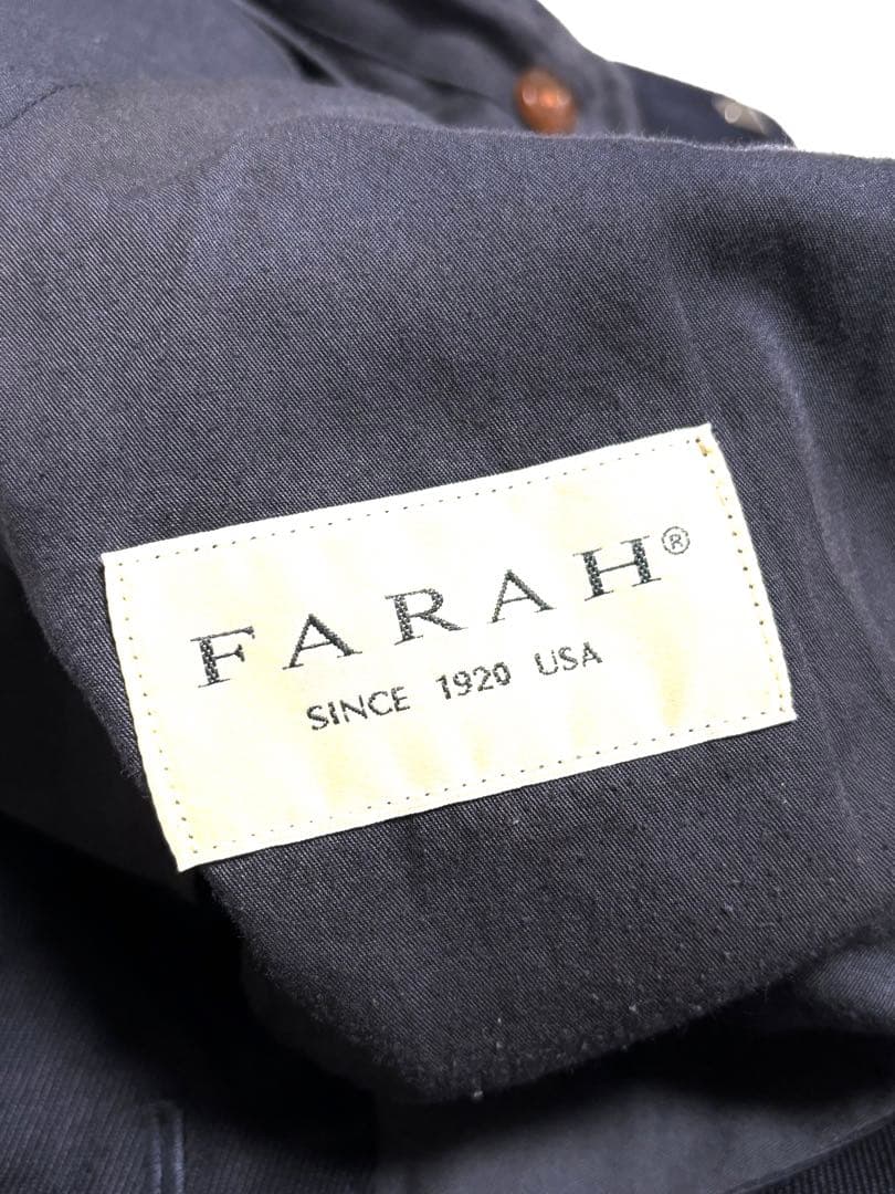 FARAH ファーラー ワイド スラックスパンツ タック トラウザーズ