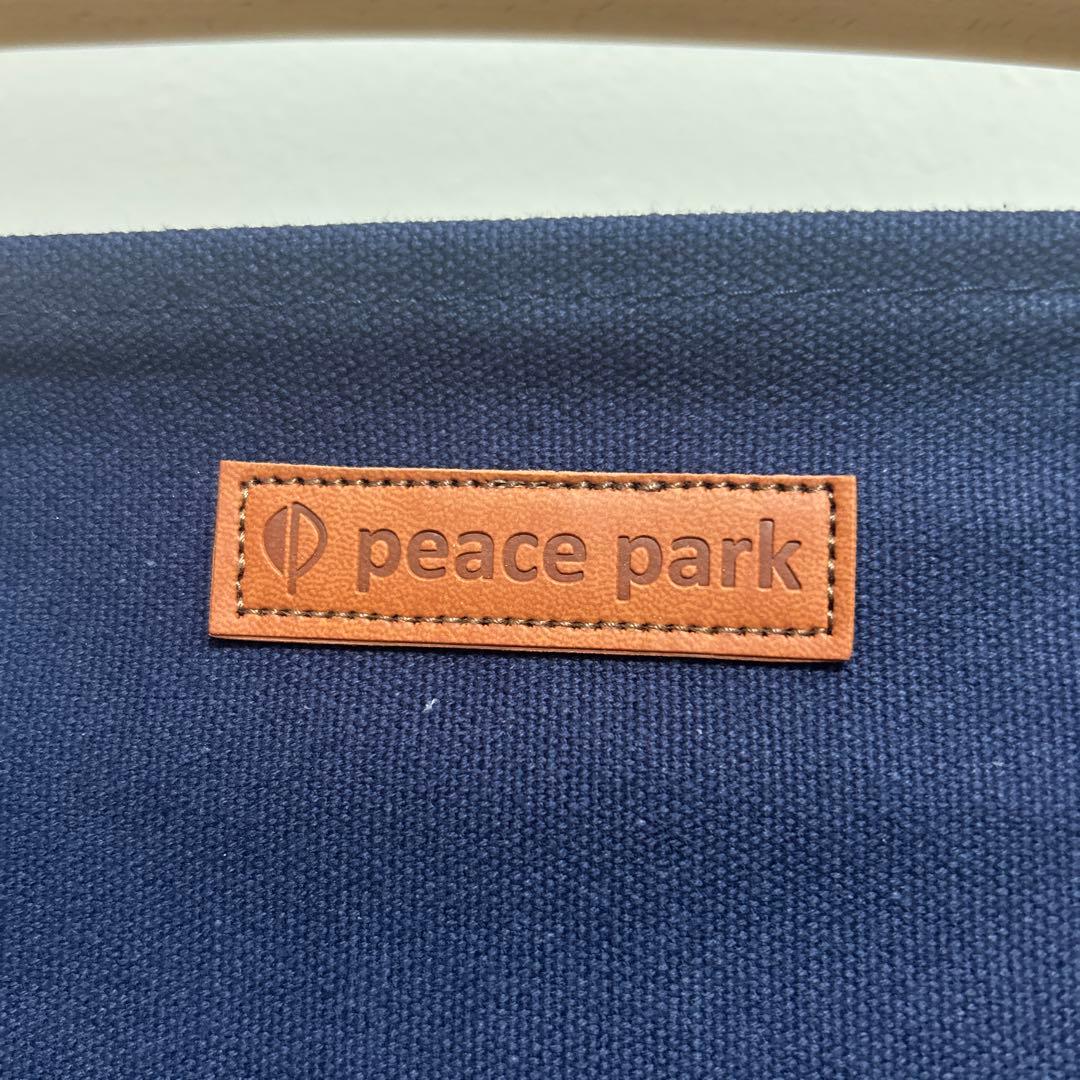 peace park ローウッドチェア　アウトドアチェア キャンプ椅子　ネイビー