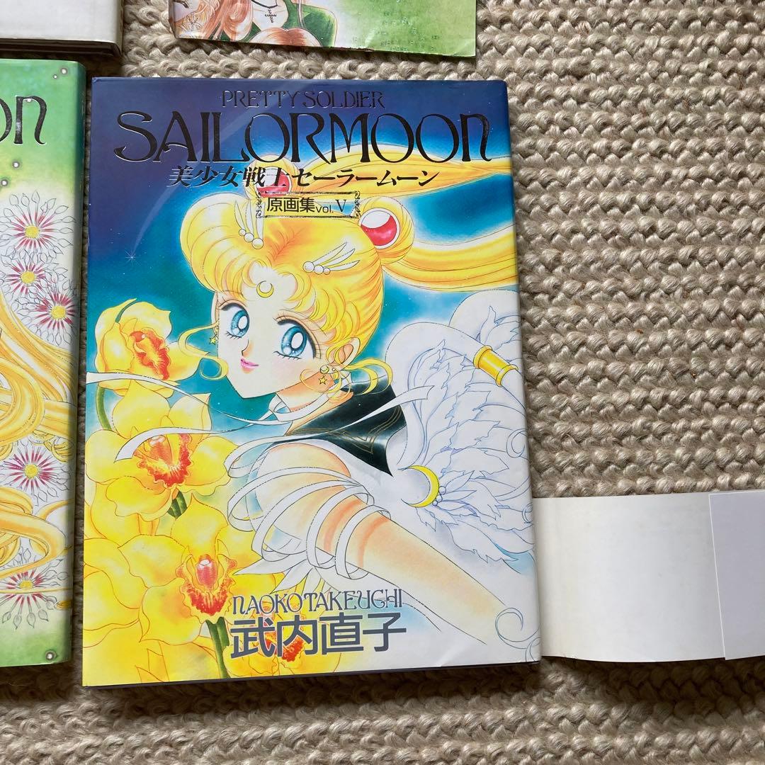 美少女戦士セーラームーン　原画集vol 1-5とおまけポスター