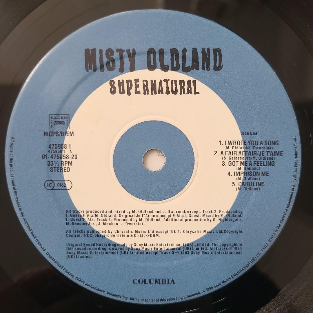 ★ＵＫ＆ＥＵオリジナル盤★『SUPERNATURAL』MISTY OLDLAND