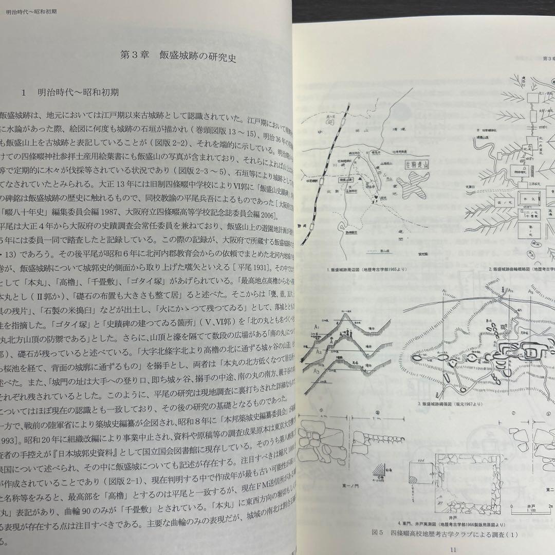 文化財調査報告書　飯盛城跡総合調査報告書　考古学　中世城館　山城　三好長慶