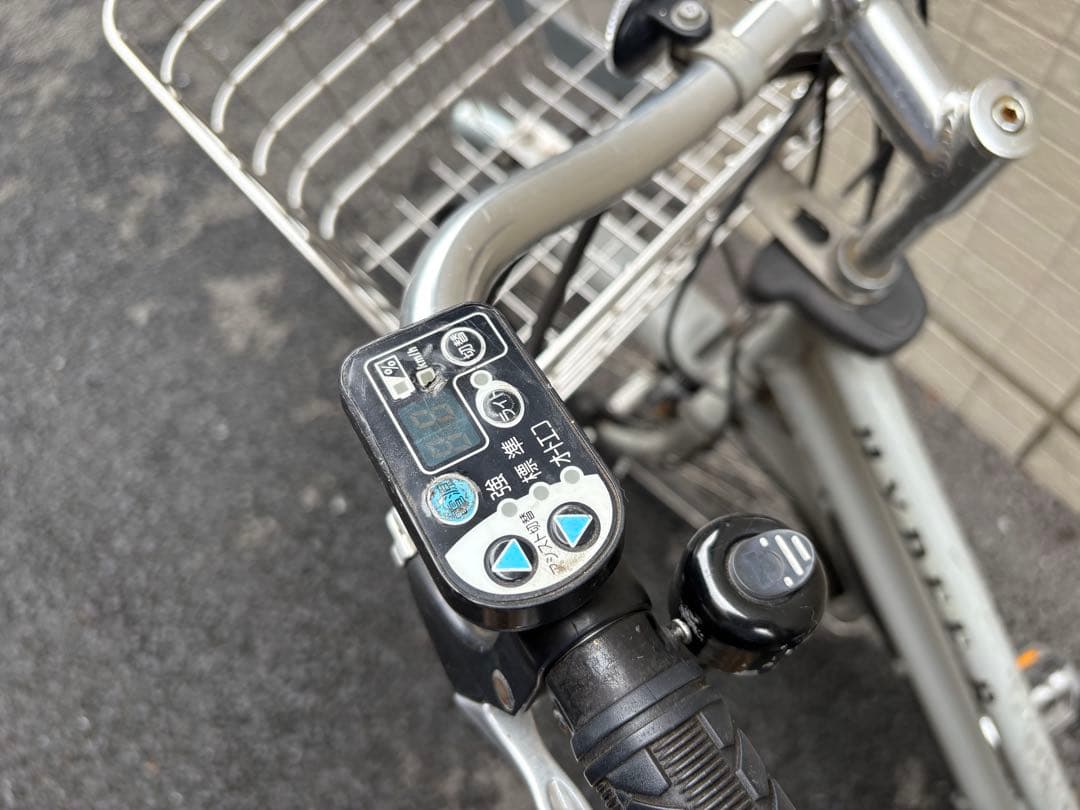 HYDEE B 電動アシスト自転車 チャイルドシート付きグレー
