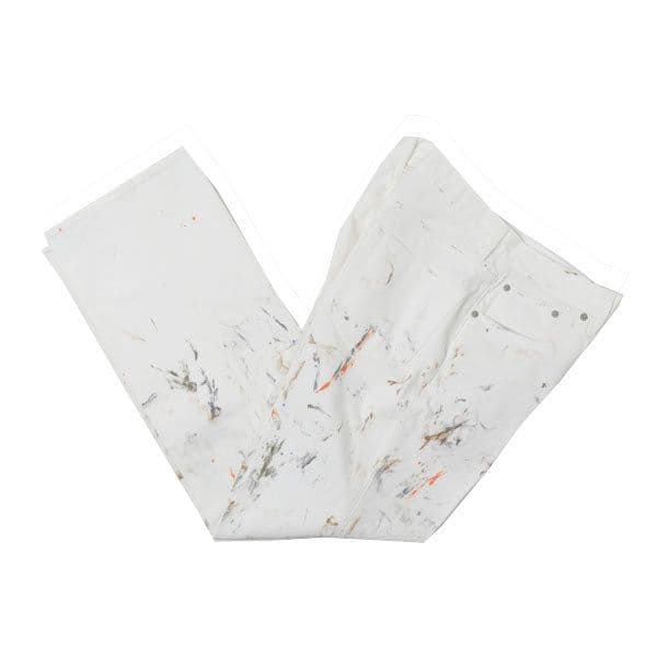 パンツ HARD TWIST DENIM HAND PAINTED 5P PANTS