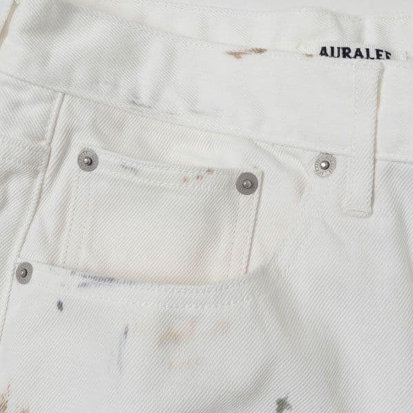 パンツ HARD TWIST DENIM HAND PAINTED 5P PANTS